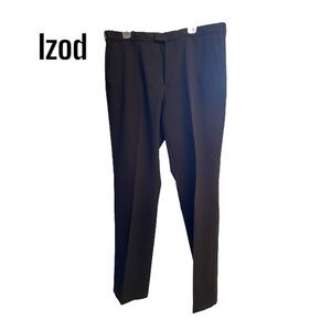 Izod comfort-flex Black Dress Pants 36 X 32 NWT